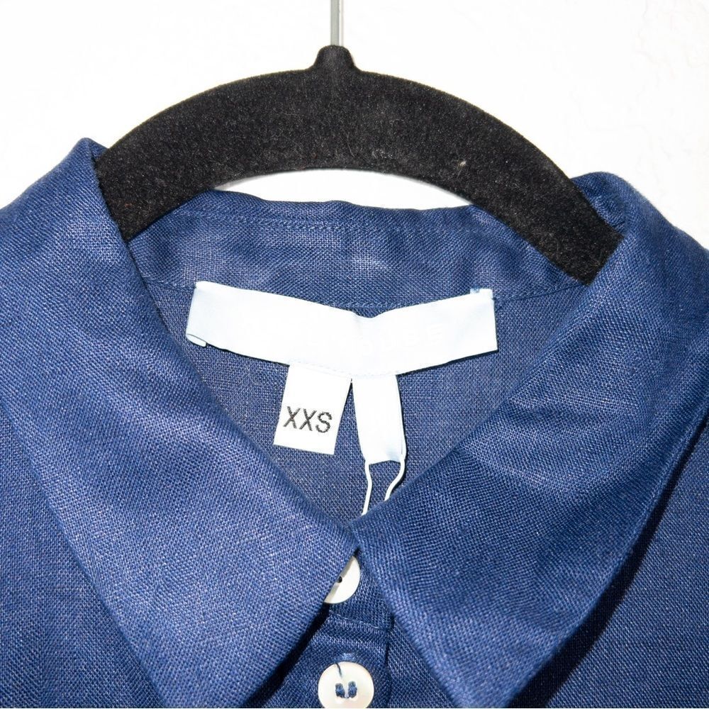 Hill House Navy Button-Front Midi Dress - Picture 6 of 10